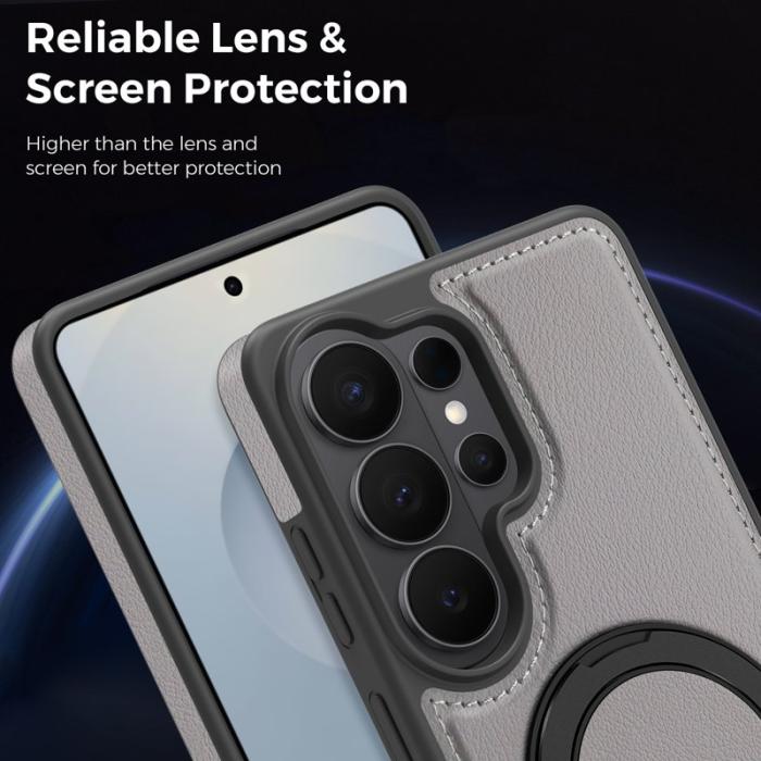 OEM - Mobilskal för Samsung Galaxy S26 Ultra Magnetiskt med Ring - Grå