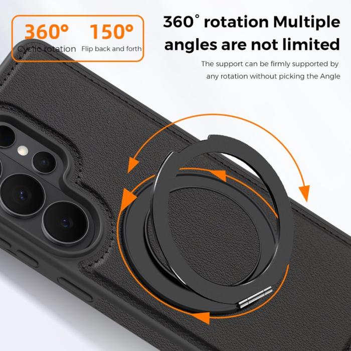 OEM - Mobilskal för Samsung Galaxy S26 Ultra Magnetiskt med Ring - Svart