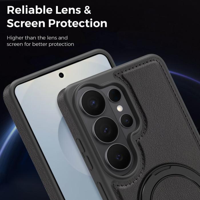 OEM - Mobilskal för Samsung Galaxy S26 Ultra Magnetiskt med Ring - Svart