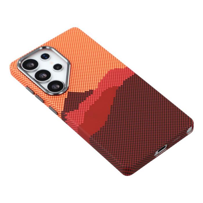 OEM - Mobilskal för Samsung Galaxy S26 Ultra Magnetiskt PC - Alpina Orange