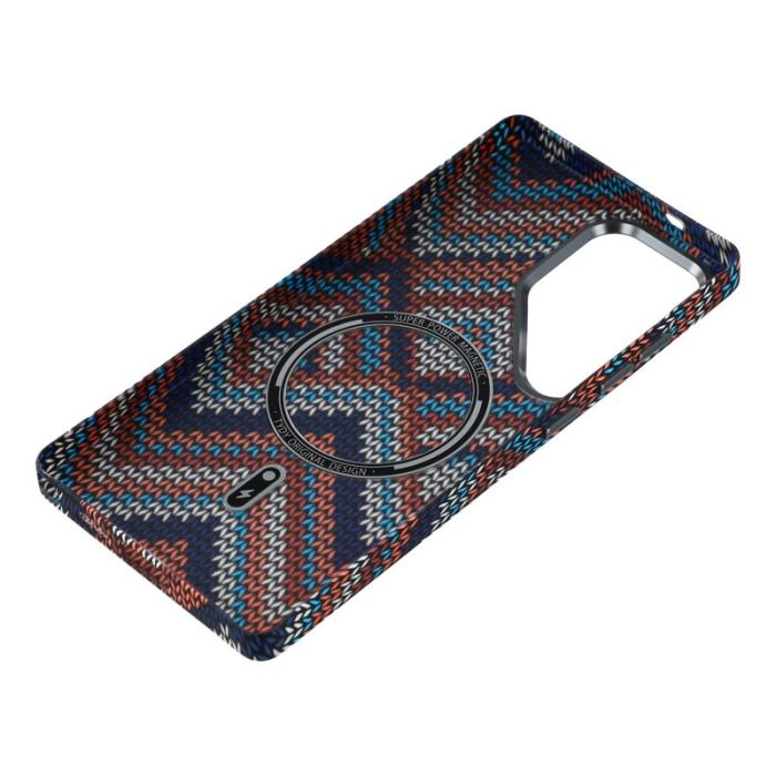 OEM - Mobilskal för Samsung Galaxy S26 Ultra Magnetiskt PC - Etnisk stil - Flerfärgad