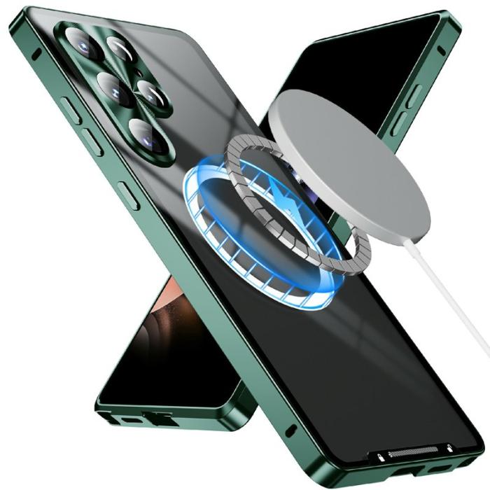 OEM - Mobilskal för Samsung Galaxy S26 Ultra Magnetiskt PC - Grön