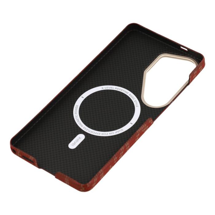 X-Level - X-Level Mobilskal för Samsung Galaxy S26 Ultra Magnetiskt PC + Metall - Röd