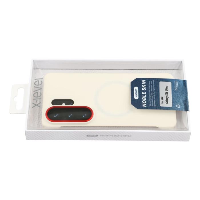 X-Level - X-Level Mobilskal för Samsung Galaxy S26 Ultra Magnetiskt PC + Metall - Vit