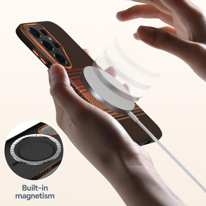 SULADA - Sulada Mobilskal för Samsung Galaxy S26 Ultra Magnetiskt PC - Soluppgång Blå