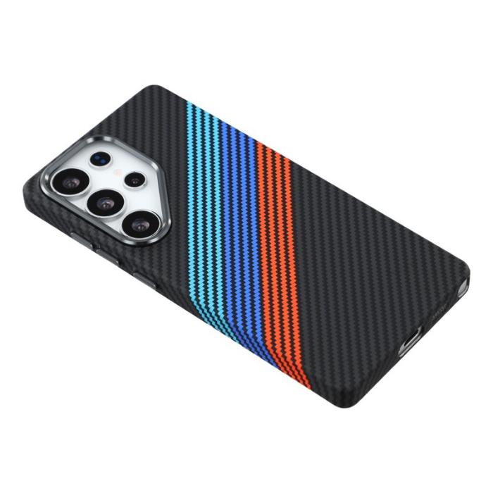 OEM - Mobilskal för Samsung Galaxy S26 Ultra Magnetiskt PC - Svart Röd Blå