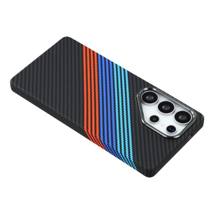 OEM - Mobilskal för Samsung Galaxy S26 Ultra Magnetiskt PC - Svart Röd Blå