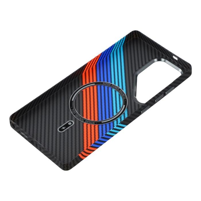 OEM - Mobilskal för Samsung Galaxy S26 Ultra Magnetiskt PC - Svart Röd Blå