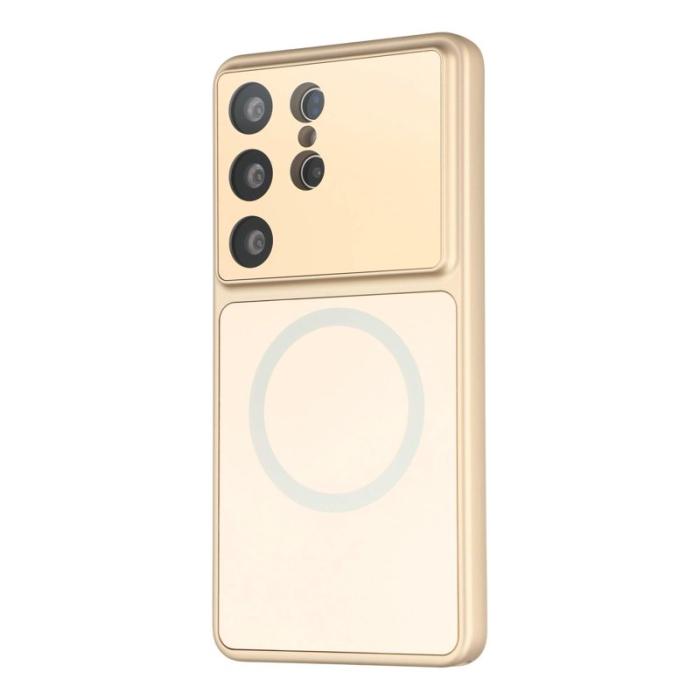 OEM - Mobilskal för Samsung Galaxy S26 Ultra Magnetiskt PC - Titan Guld