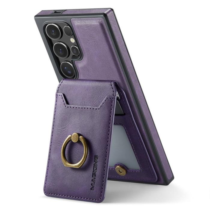 WANLONFENG - WANLONFENG Mobilskal för Samsung Galaxy S26 Ultra Magnetiskt PC + TPU - Lila