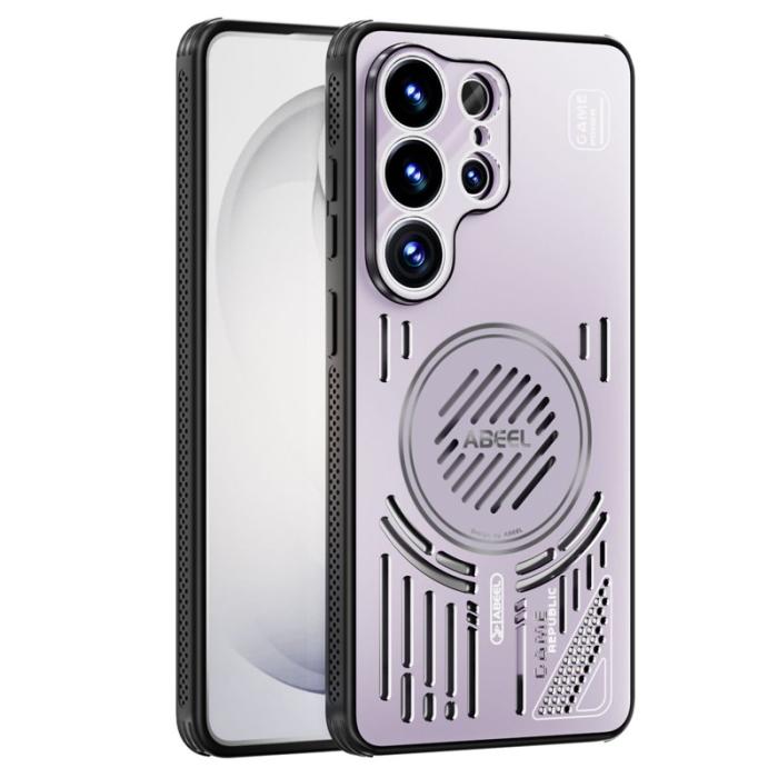 ABEEL - ABEEL Mobilskal för Samsung Galaxy S26 Ultra Magnetiskt PC + TPU - Lila Rosa