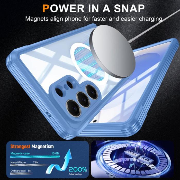 OEM - Mobilskal för Samsung Galaxy S26 Ultra Magnetiskt PC + TPU - Ljusblå