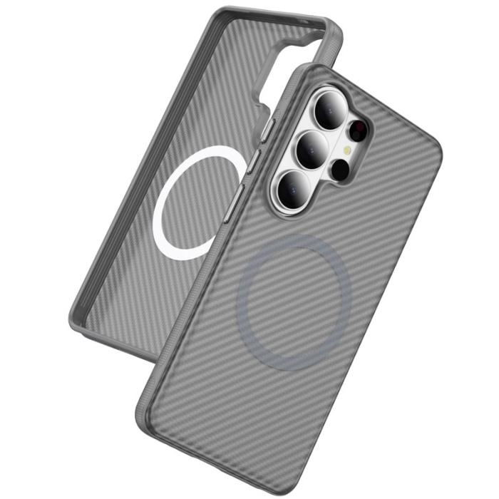 OEM - Mobilskal för Samsung Galaxy S26 Ultra Magnetiskt PC + TPU - Ljusgrå