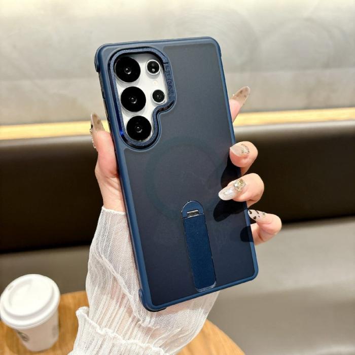 OEM - Mobilskal för Samsung Galaxy S26 Ultra Magnetiskt PC + TPU med Kickstand - Safir