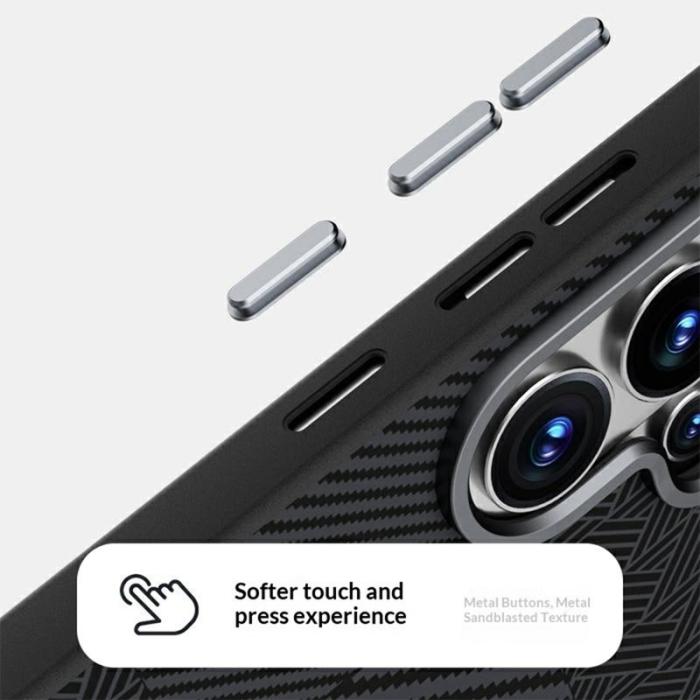 ABEEL - ABEEL Mobilskal för Samsung Galaxy S26 Ultra Magnetiskt PC + TPU - Textur 3