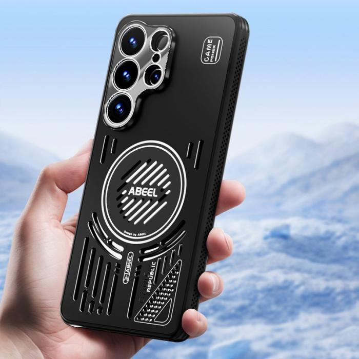 ABEEL - ABEEL Mobilskal för Samsung Galaxy S26 Ultra Magnetiskt PC + TPU - Titan Grå