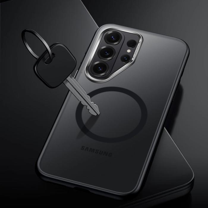SULADA - Sulada Mobilskal för Samsung Galaxy S26 Ultra Magnetiskt PC + TPU - Titan svart