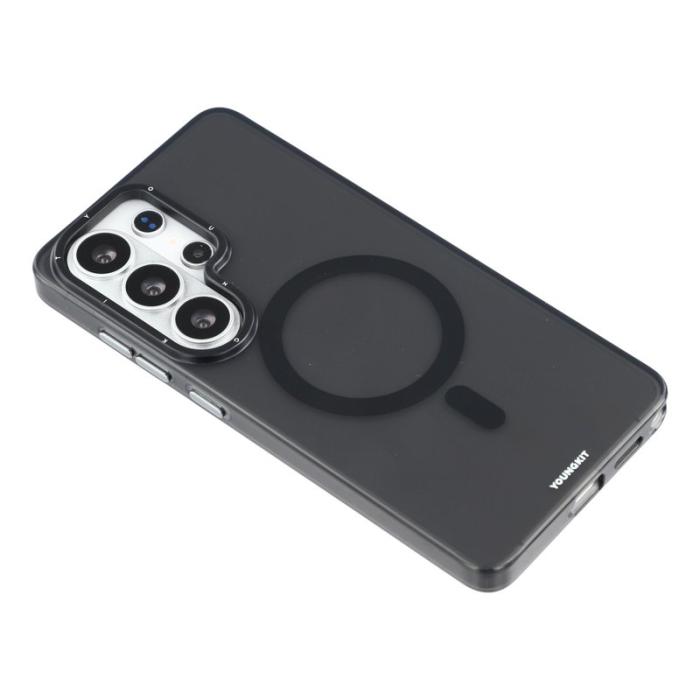 YOUNGKIT - YOUNGKIT Mobilskal för Samsung Galaxy S26 Ultra Magnetiskt PET TPU Svart