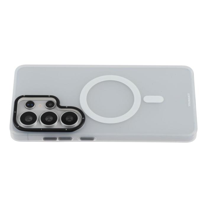 YOUNGKIT - YOUNGKIT Mobilskal för Samsung Galaxy S26 Ultra Magnetiskt PET TPU - Vit