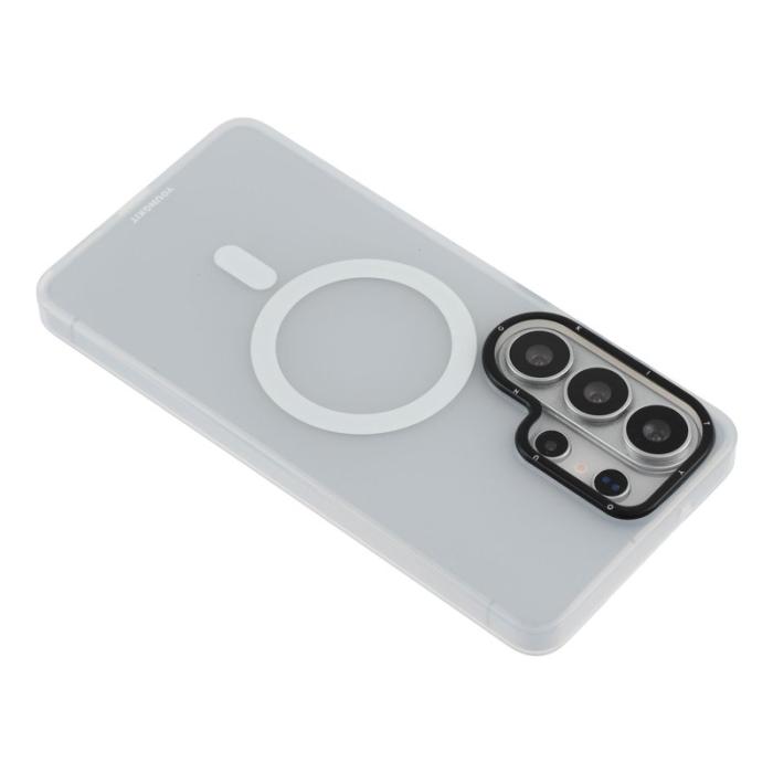 YOUNGKIT - YOUNGKIT Mobilskal för Samsung Galaxy S26 Ultra Magnetiskt PET TPU - Vit
