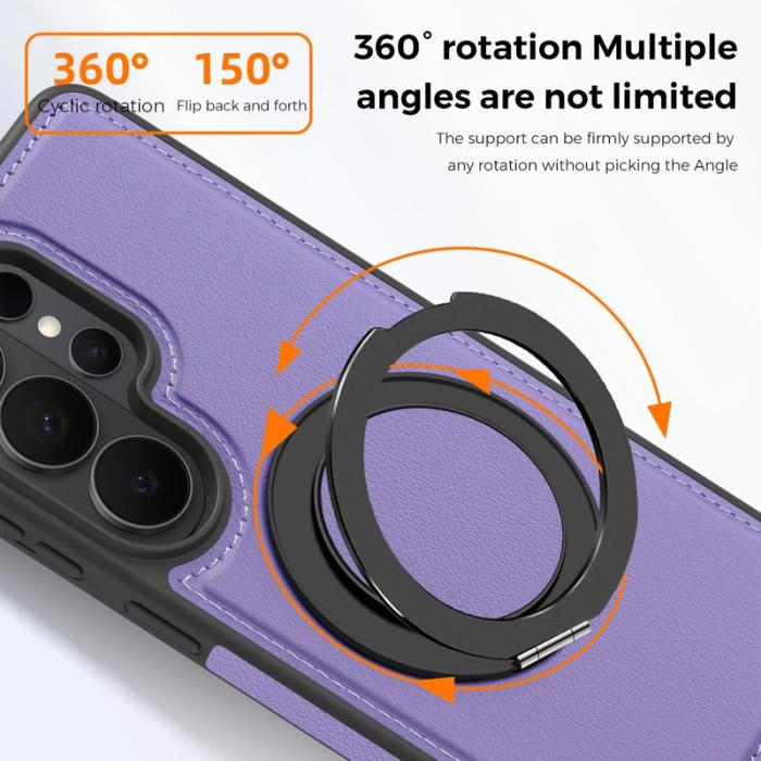 OEM - Mobilskal för Samsung Galaxy S26 Ultra Magnetiskt Konstläder - Ljuslila