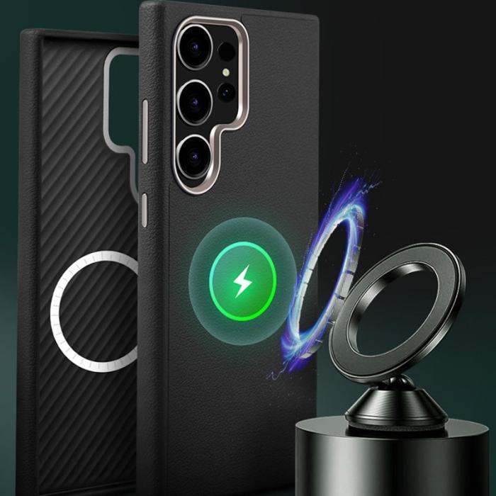 X-Level - X-Level Mobilskal för Samsung Galaxy S26 Ultra Magnetiskt PU + PC - Grå