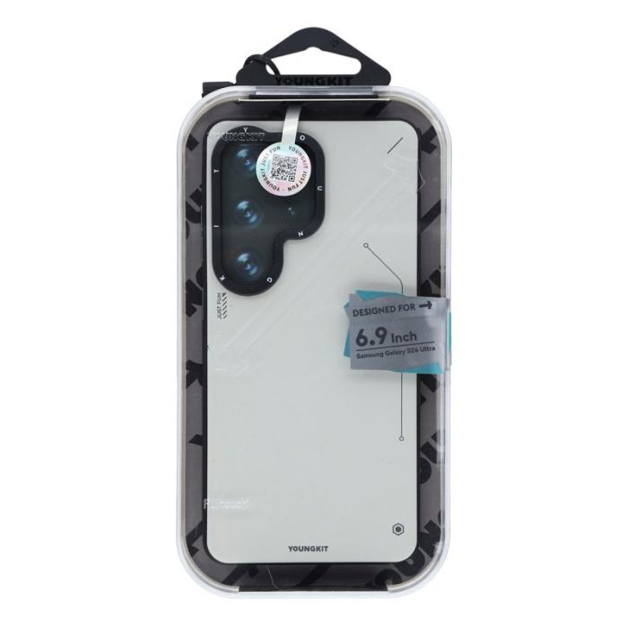 YOUNGKIT - YOUNGKIT Mobilskal för Samsung Galaxy S26 Ultra Magnetiskt PU + PC - Silver