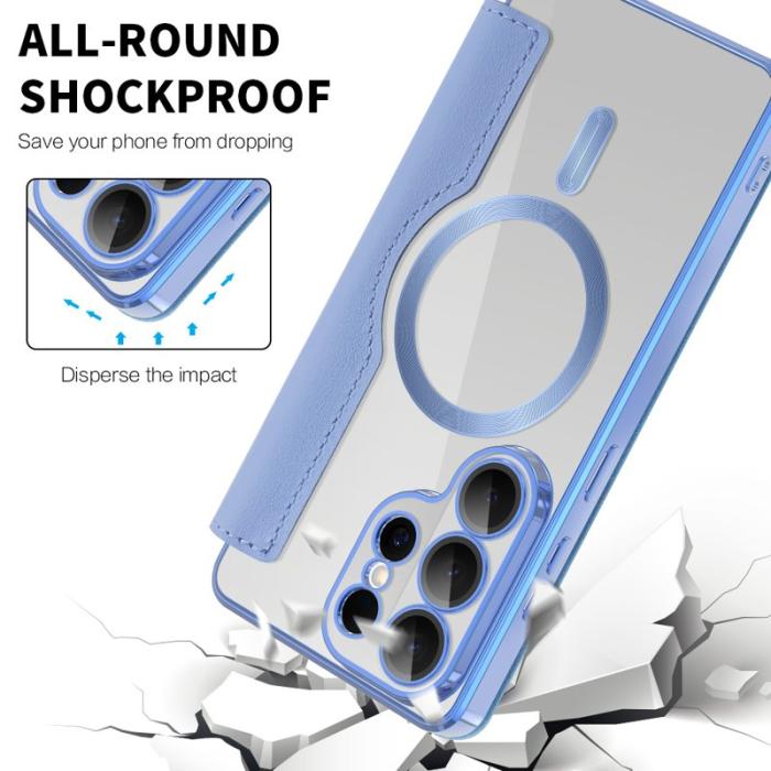 OEM - Mobilskal för Samsung Galaxy S26 Ultra Magnetiskt RFID - Blå