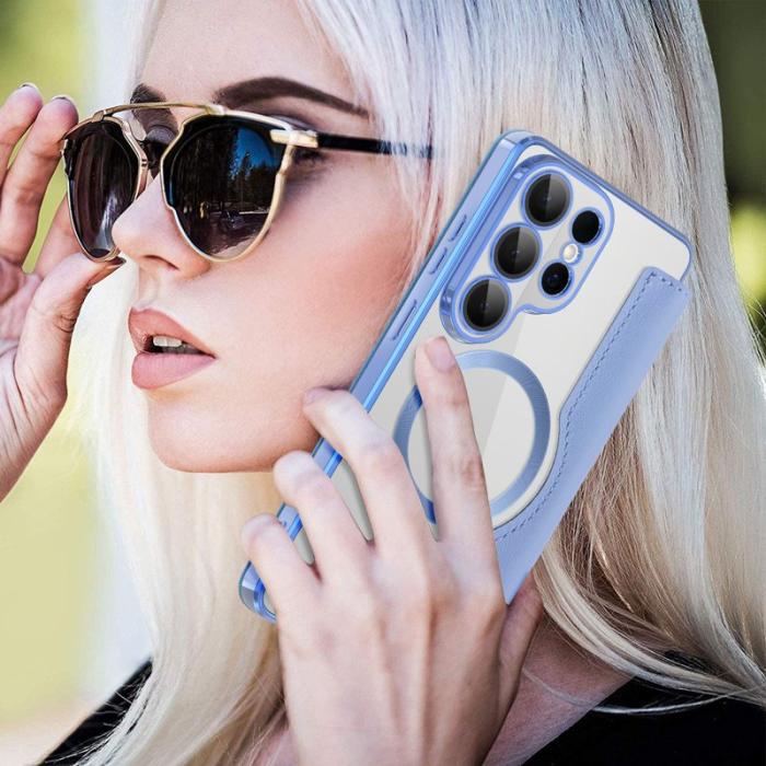 OEM - Mobilskal för Samsung Galaxy S26 Ultra Magnetiskt RFID - Blå