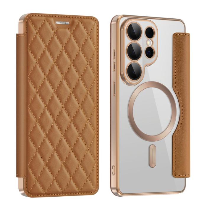 OEM - Mobilskal för Samsung Galaxy S26 Ultra Magnetiskt RFID - Brun