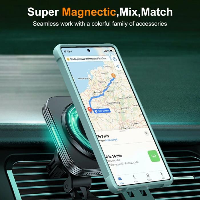 OEM - Mobilskal för Samsung Galaxy S26 Ultra Magnetiskt Ringhållare TPU + PC - Sjöblå