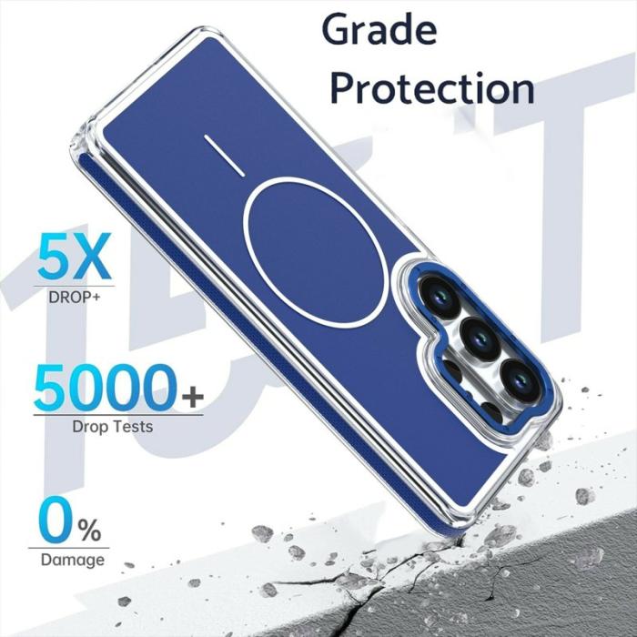 OEM - Mobilskal för Samsung Galaxy S26 Ultra Magnetiskt Shockproof TPU - Blå
