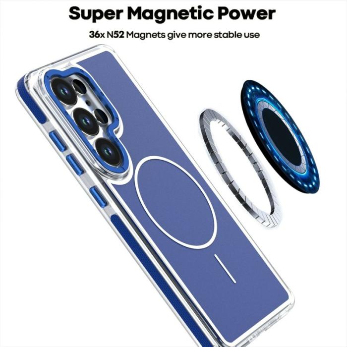 OEM - Mobilskal för Samsung Galaxy S26 Ultra Magnetiskt Shockproof TPU - Blå