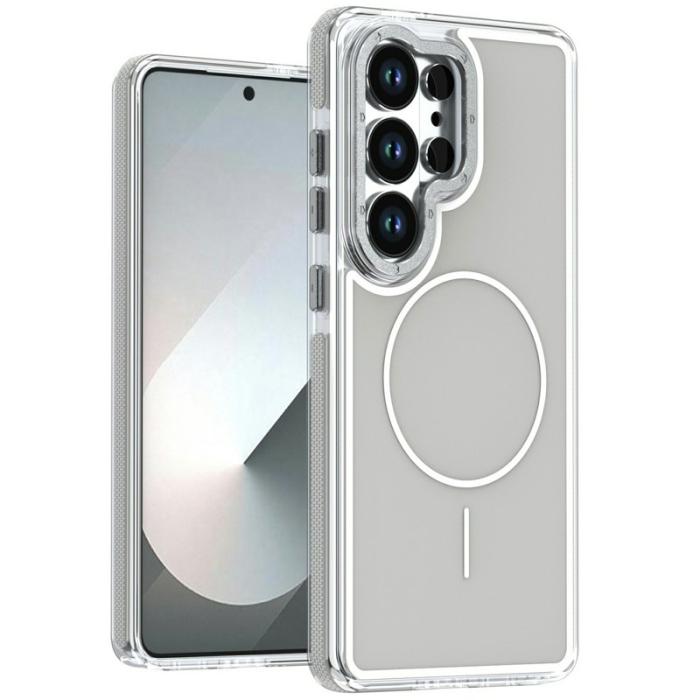 OEM - Mobilskal för Samsung Galaxy S26 Ultra Magnetiskt Shockproof TPU - Grå