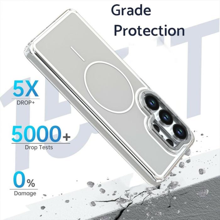 OEM - Mobilskal för Samsung Galaxy S26 Ultra Magnetiskt Shockproof TPU - Grå