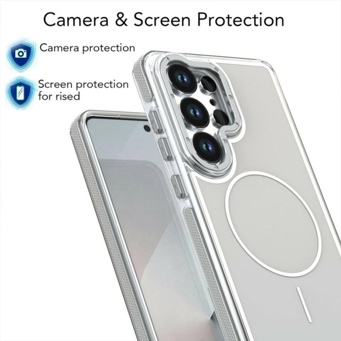 OEM - Mobilskal för Samsung Galaxy S26 Ultra Magnetiskt Shockproof TPU - Grå