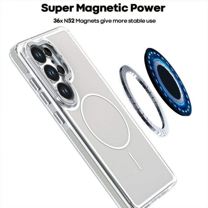 OEM - Mobilskal för Samsung Galaxy S26 Ultra Magnetiskt Shockproof TPU - Grå