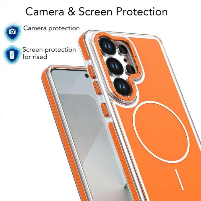 OEM - Mobilskal för Samsung Galaxy S26 Ultra Magnetiskt Shockproof TPU - Orange