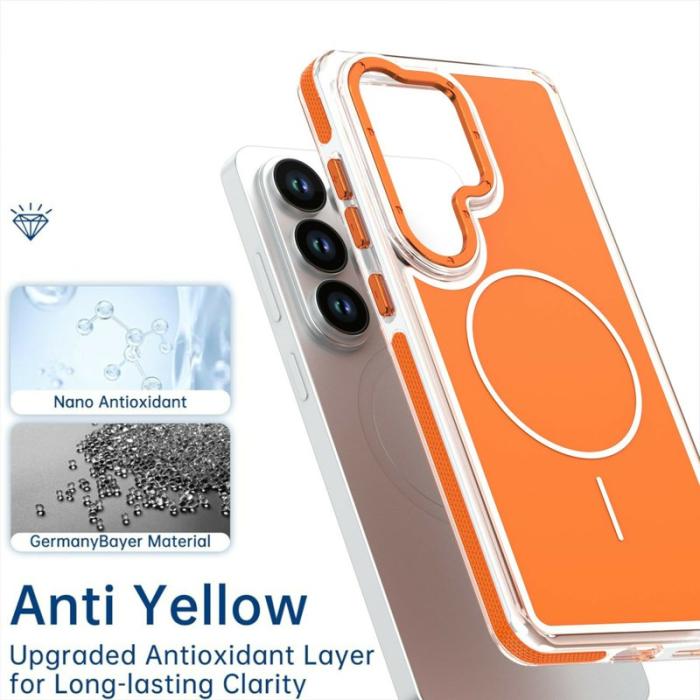 OEM - Mobilskal för Samsung Galaxy S26 Ultra Magnetiskt Shockproof TPU - Orange