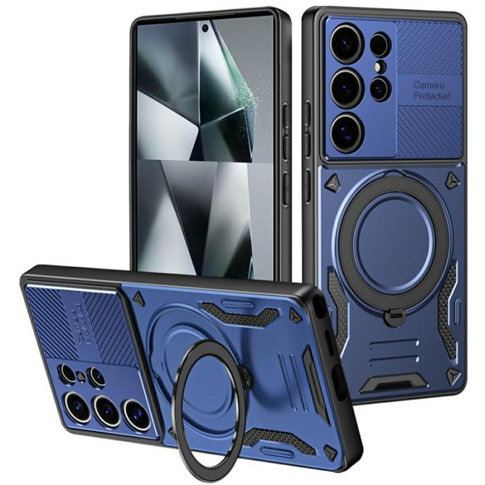 OEM - Mobilskal för Samsung Galaxy S26 Ultra Magnetiskt Shockproof TPU + PC - Blå