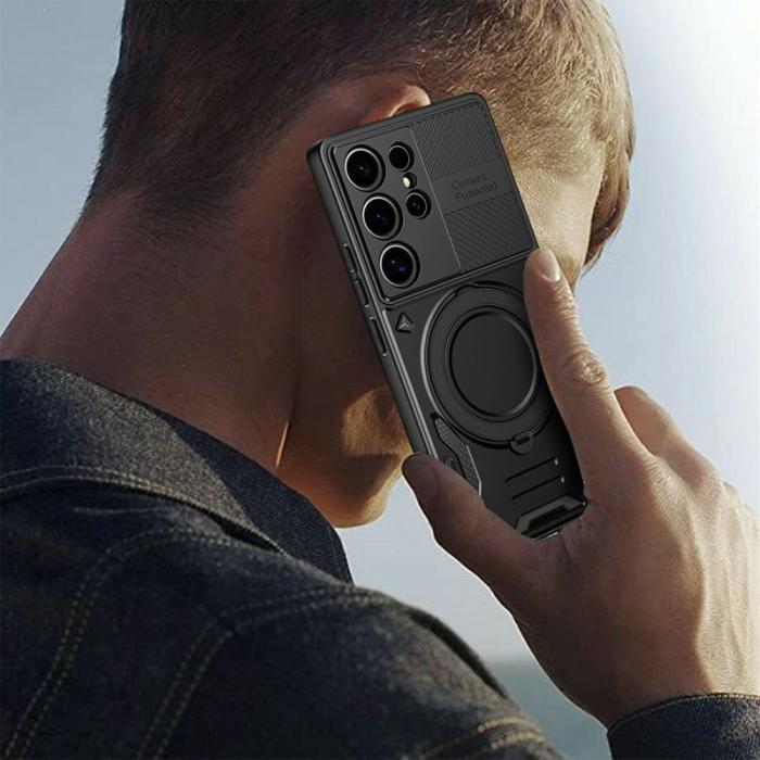 OEM - Mobilskal för Samsung Galaxy S26 Ultra Magnetiskt Shockproof TPU + PC - Blå