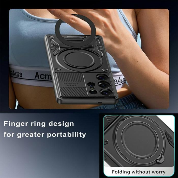 OEM - Mobilskal för Samsung Galaxy S26 Ultra Magnetiskt Shockproof TPU + PC - Grön