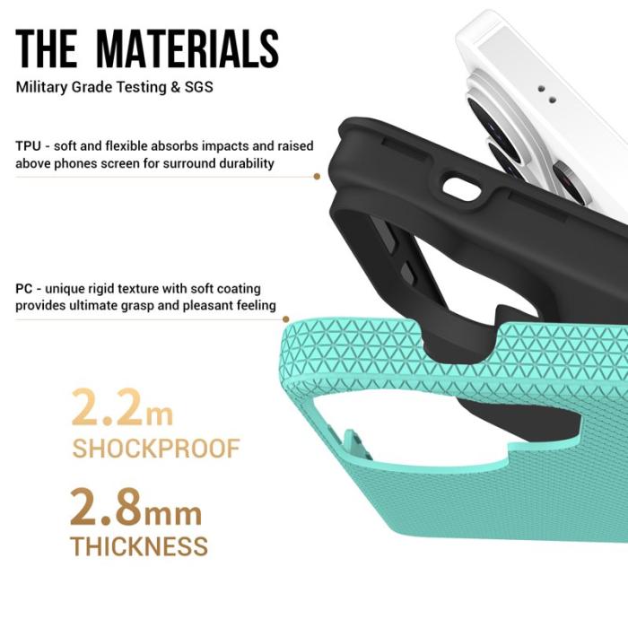 OEM - Mobilskal för Samsung Galaxy S26 Ultra Magnetiskt Shockproof TPU + PC - Mintgrön