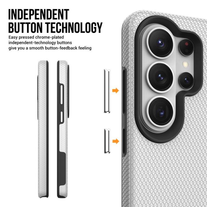 OEM - Mobilskal för Samsung Galaxy S26 Ultra Magnetiskt Shockproof TPU + PC - Silver