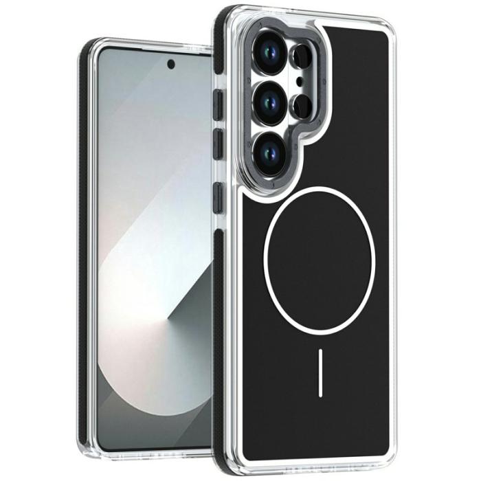 OEM - Mobilskal för Samsung Galaxy S26 Ultra Magnetiskt Shockproof TPU - Svart