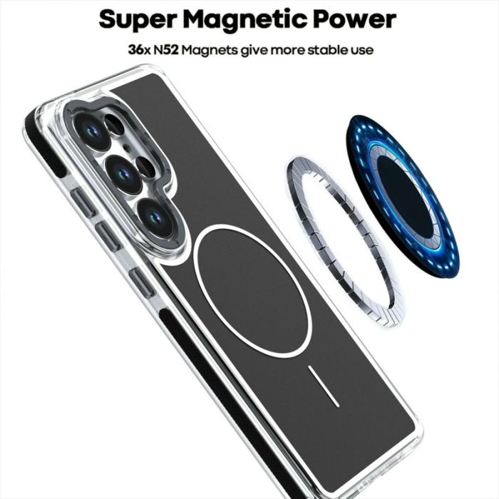 OEM - Mobilskal för Samsung Galaxy S26 Ultra Magnetiskt Shockproof TPU - Svart