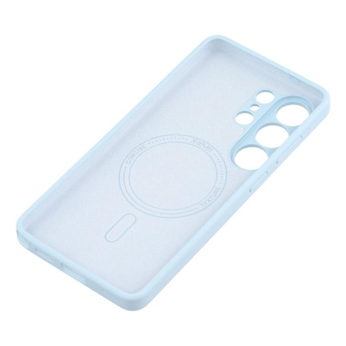 X-Level - X-Level Mobilskal för Samsung Galaxy S26 Ultra Magnetiskt Silikon - Blå