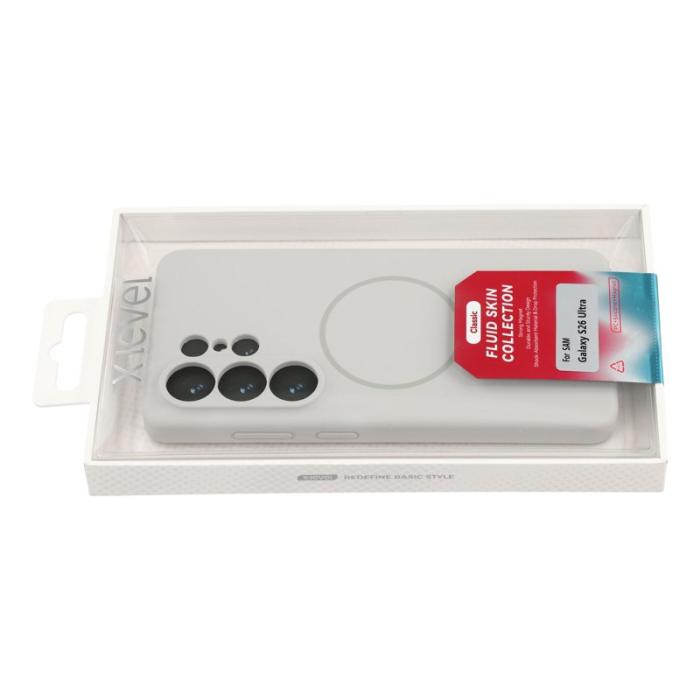 X-Level - X-Level Mobilskal för Samsung Galaxy S26 Ultra Magnetiskt Silikon - Grå