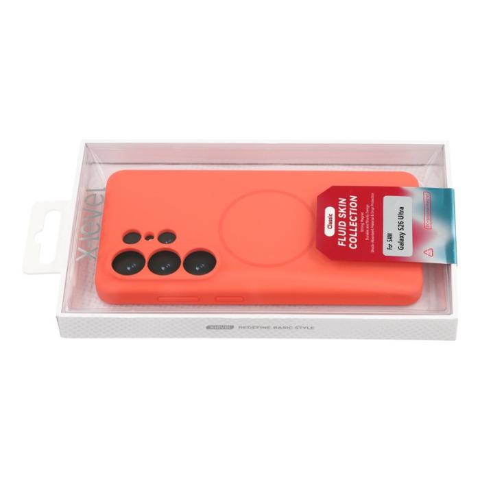 X-Level - X-Level Mobilskal för Samsung Galaxy S26 Ultra Magnetiskt Silikon - Orange