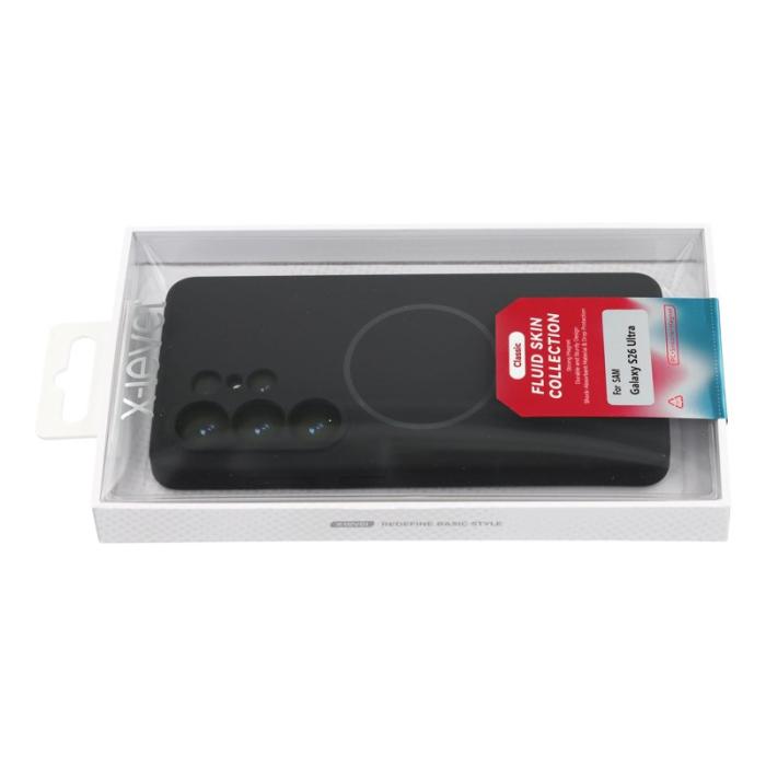 X-Level - X-Level Mobilskal för Samsung Galaxy S26 Ultra Magnetiskt Silikon - Svart